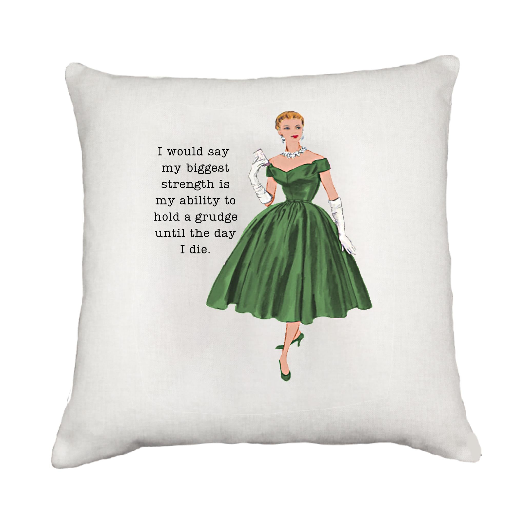 Hold A Grudge Cottage Pillow Throw/Decorative Pillow - Southern Sisters