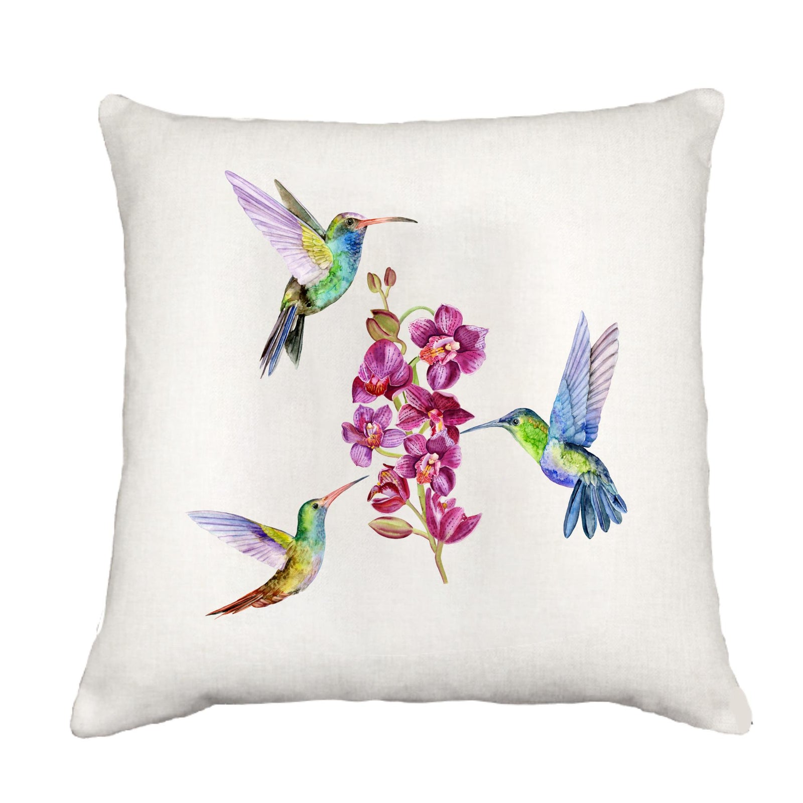Hummingbird Trio Pillow Cover