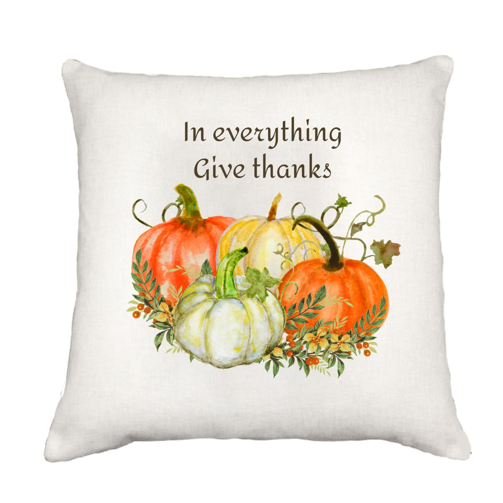 In Everything Give Thanks Cottage Pillow Throw/Decorative Pillow - Southern Sisters