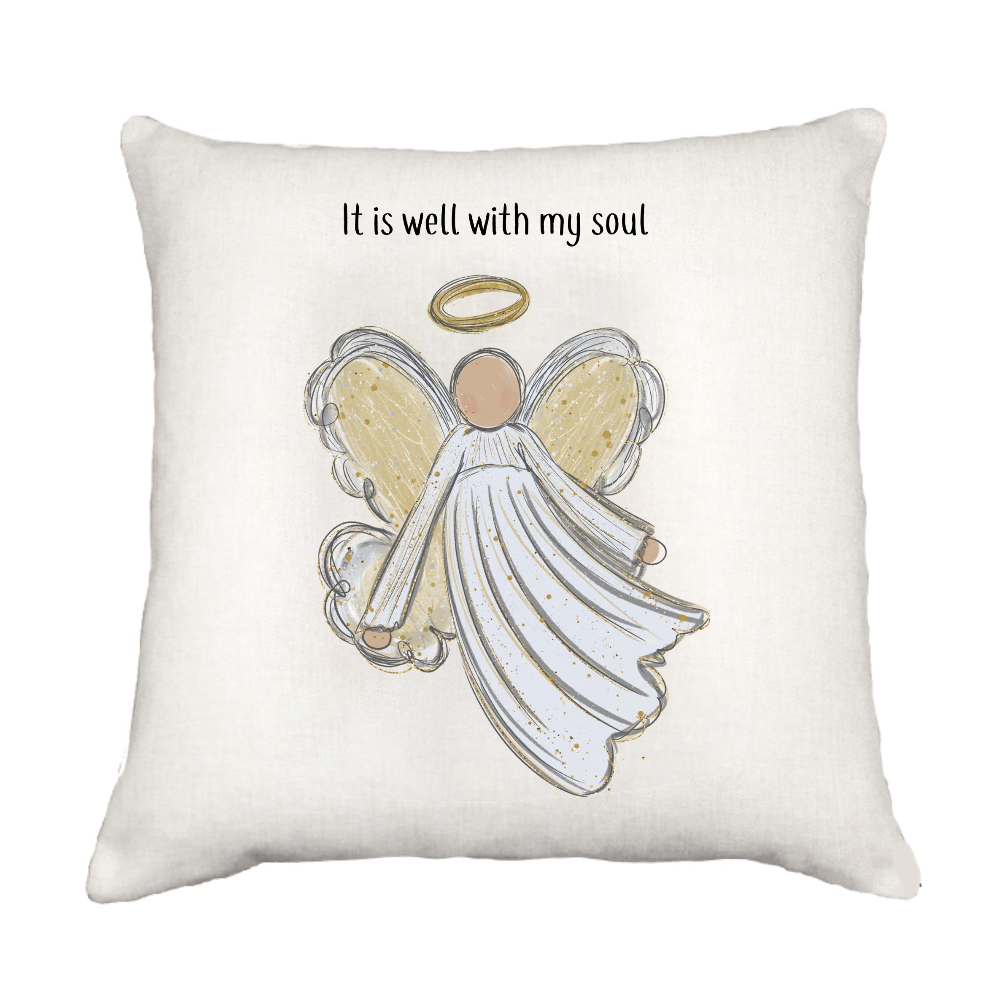 It Is Well Angel Cottage Pillow Throw/Decorative Pillow - Southern Sisters