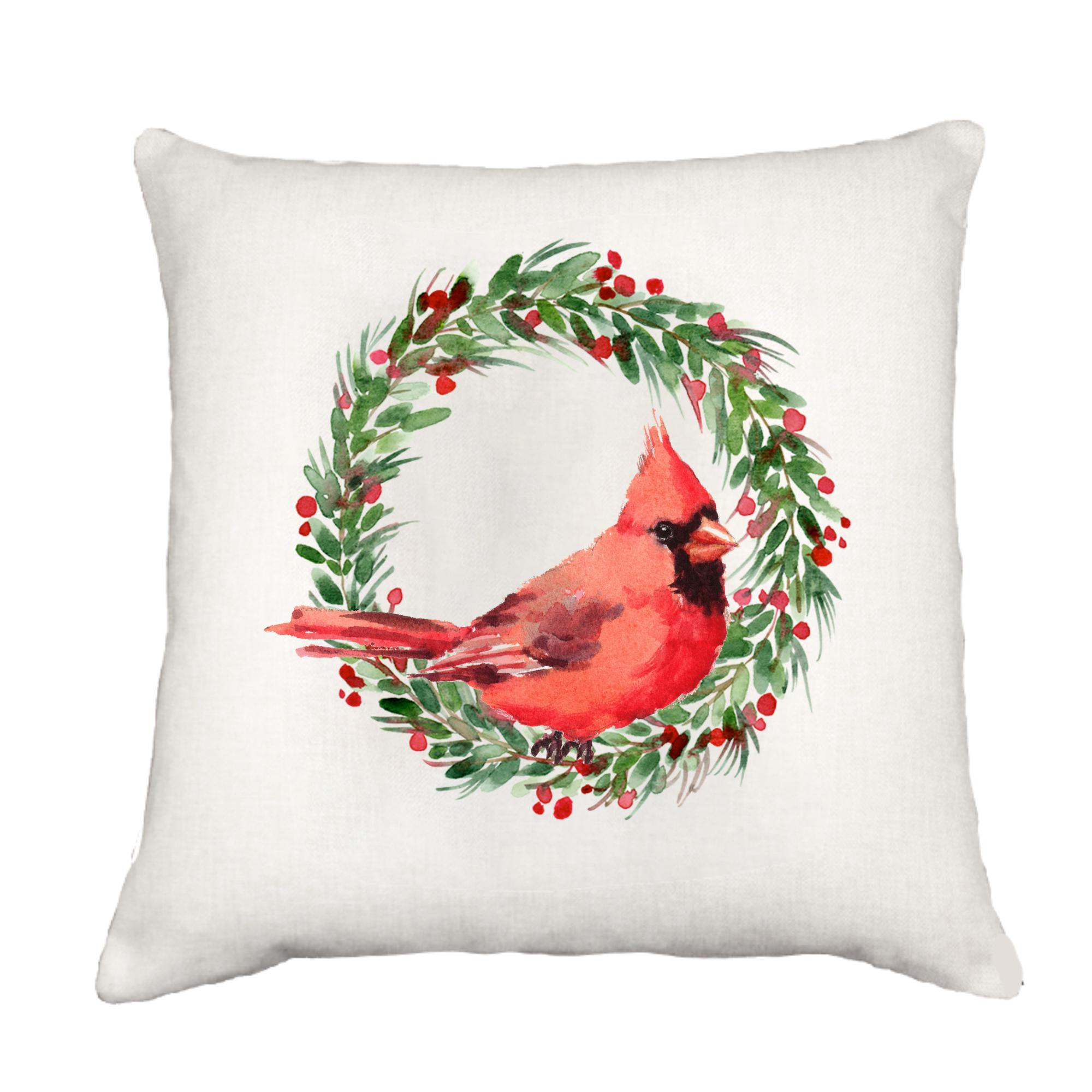 Joyful Cardinal Cottage Pillow Throw/Decorative Pillow - Southern Sisters