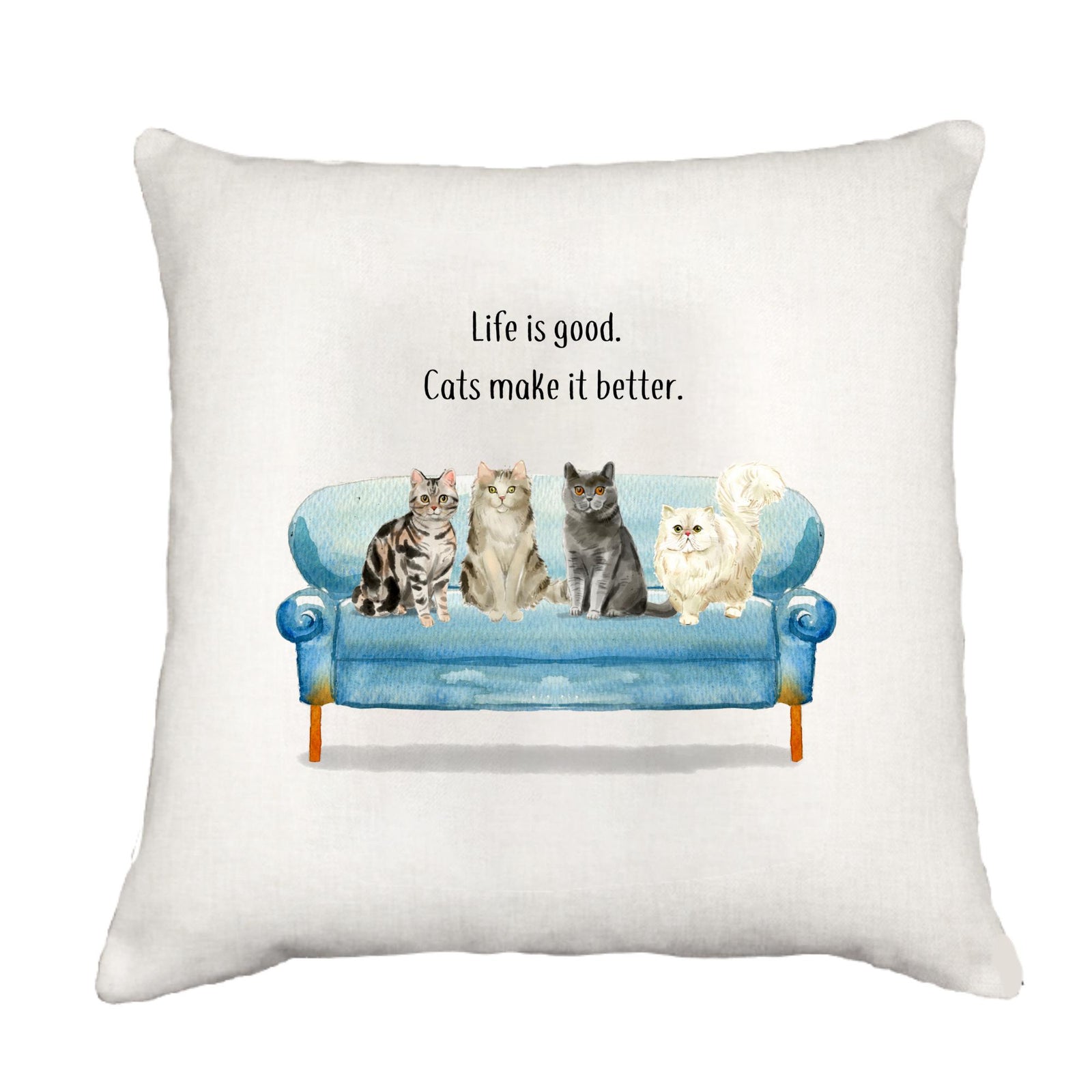 Life Is Good Cottage Pillow Throw/Decorative Pillow - Southern Sisters