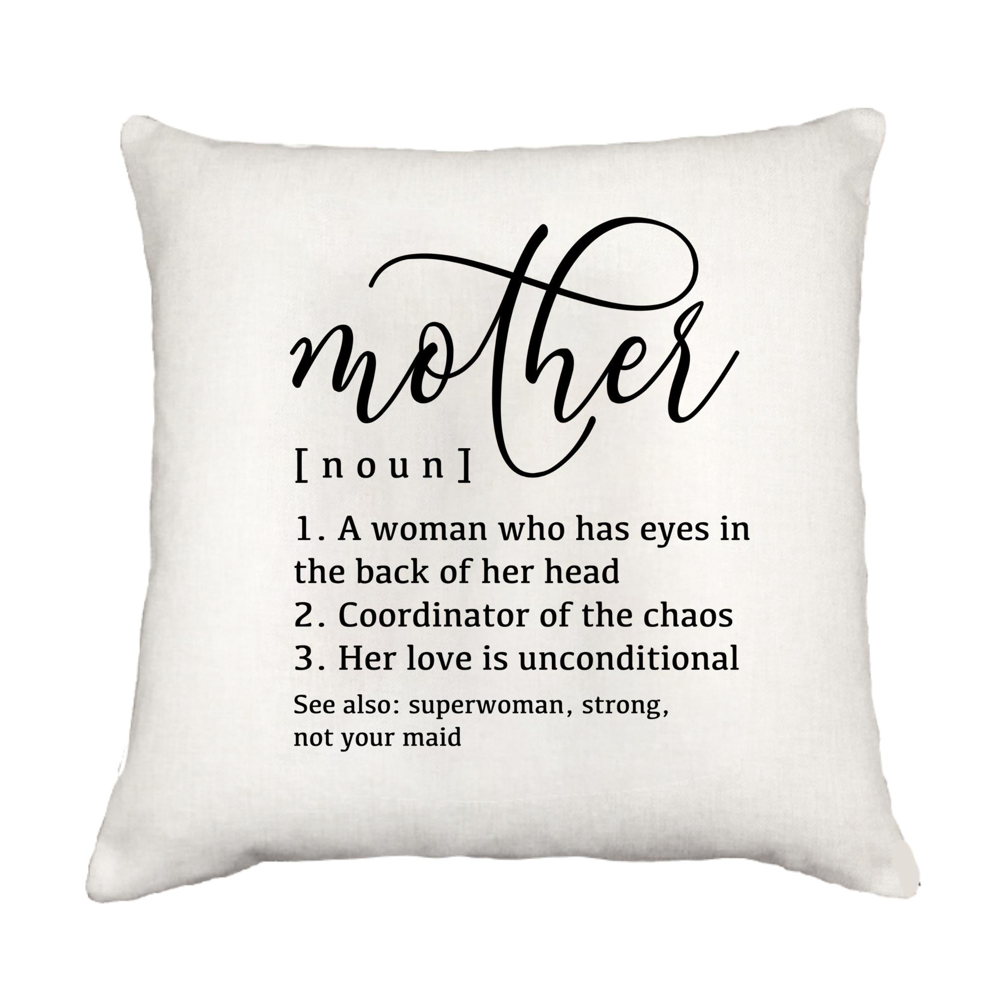 Mother Down Pillow