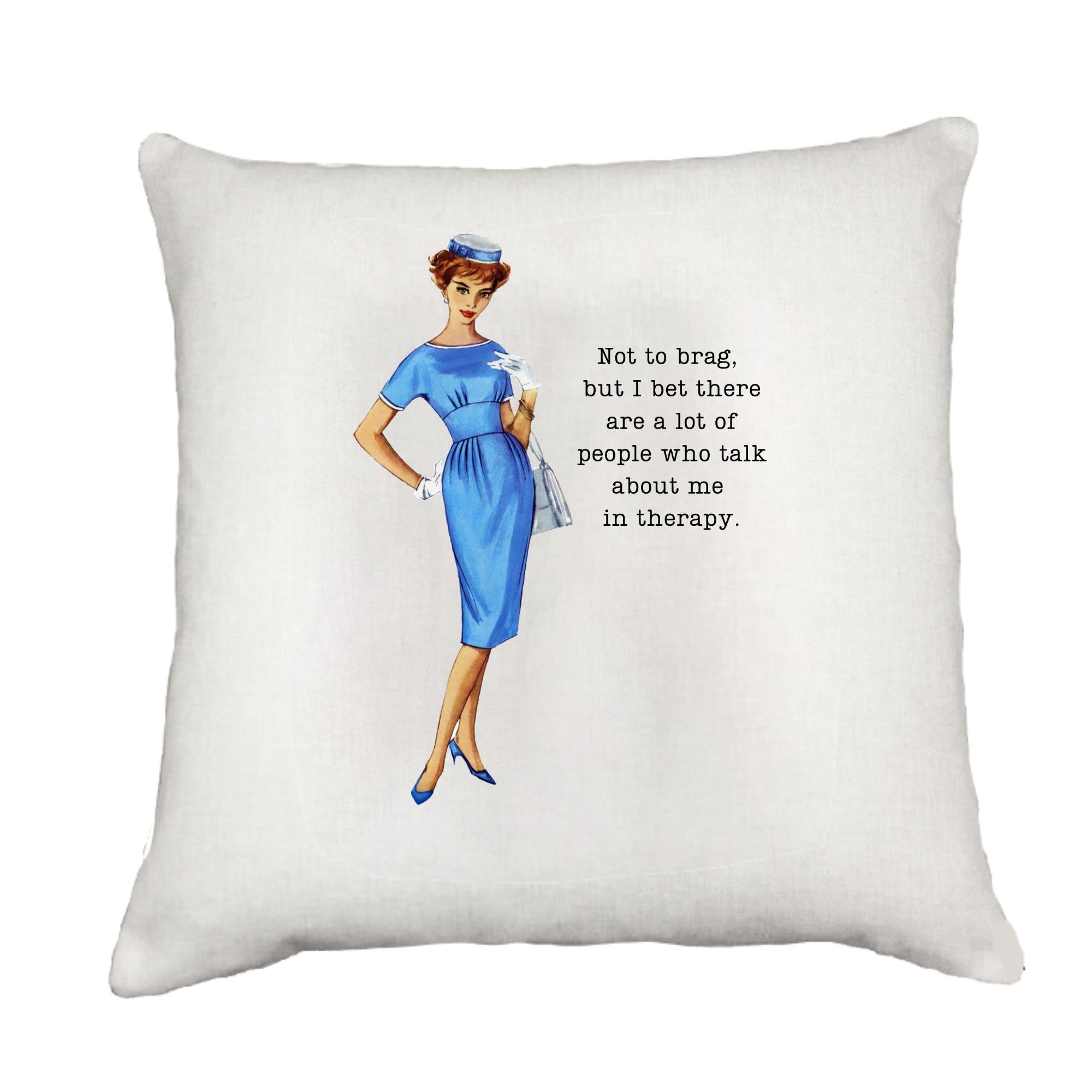 Not To Brag Cottage Pillow Throw/Decorative Pillow - Southern Sisters