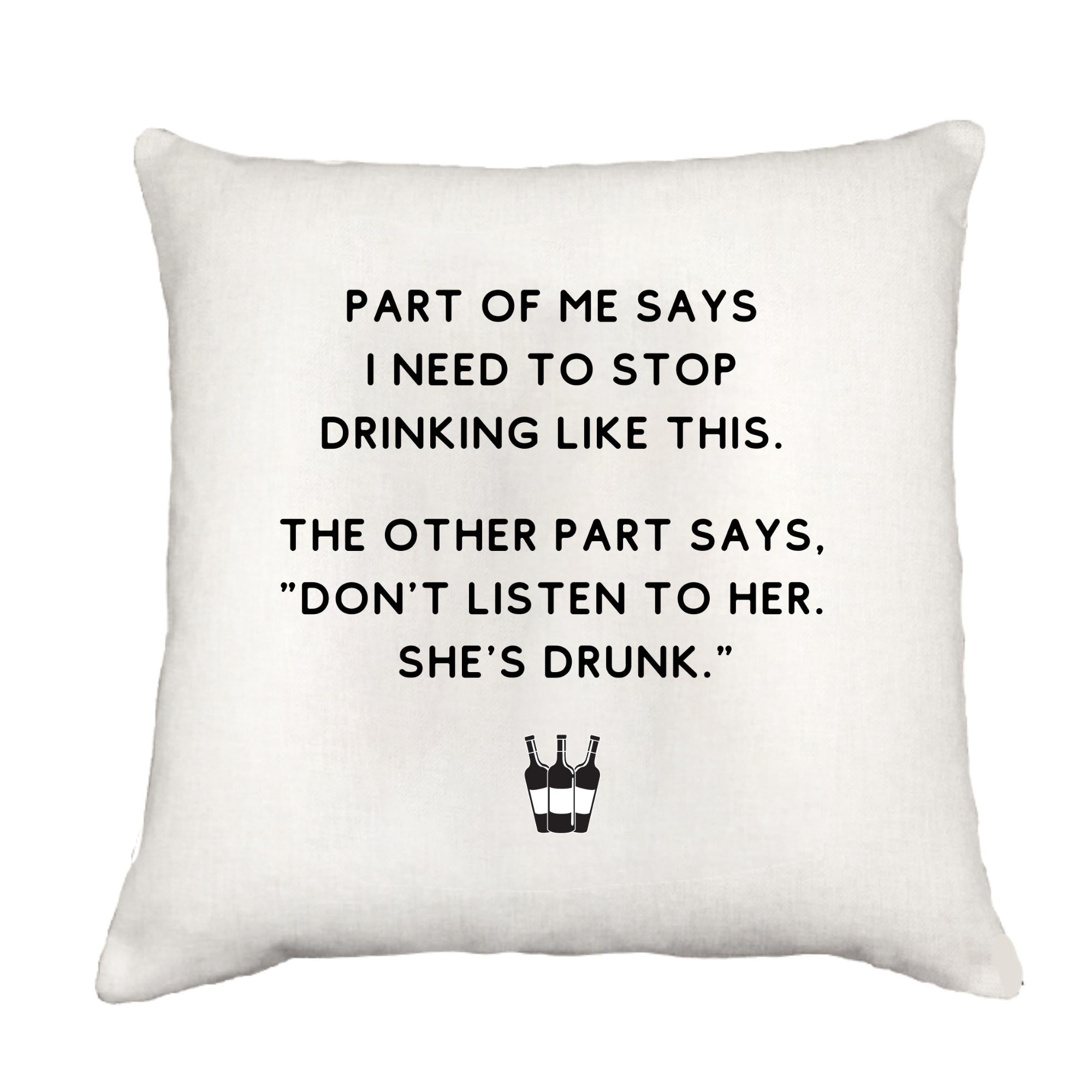 Part Of Me Down Throw Pillow
