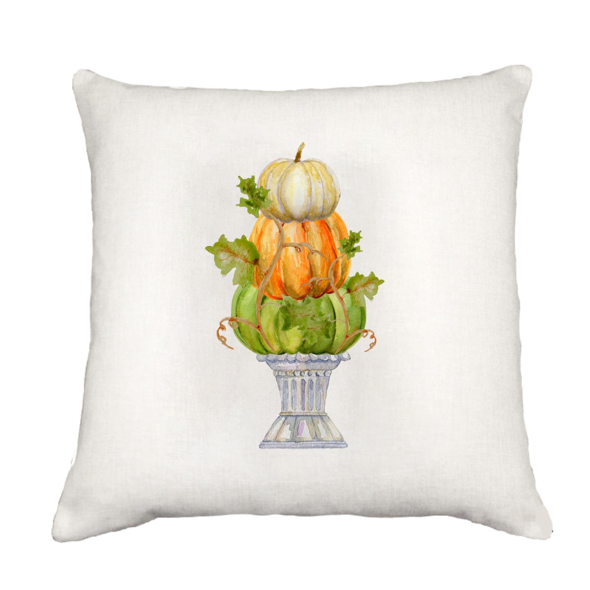 Pumpkin Topiary Cottage Pillow Throw/Decorative Pillow - Southern Sisters