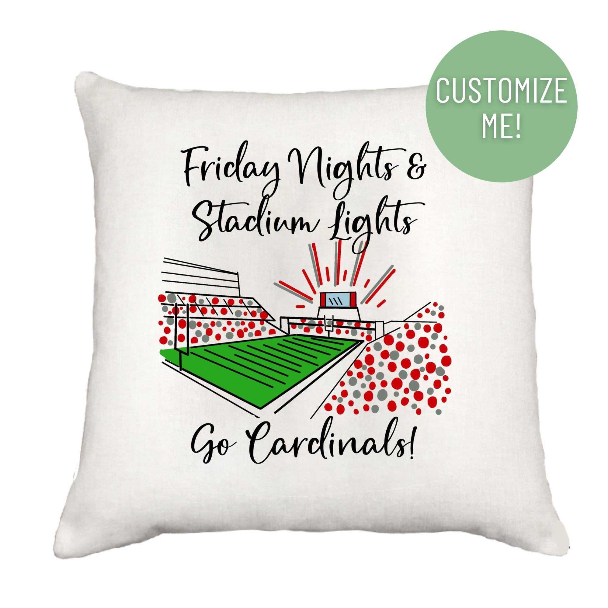 Stadium Lights Down Pillow
