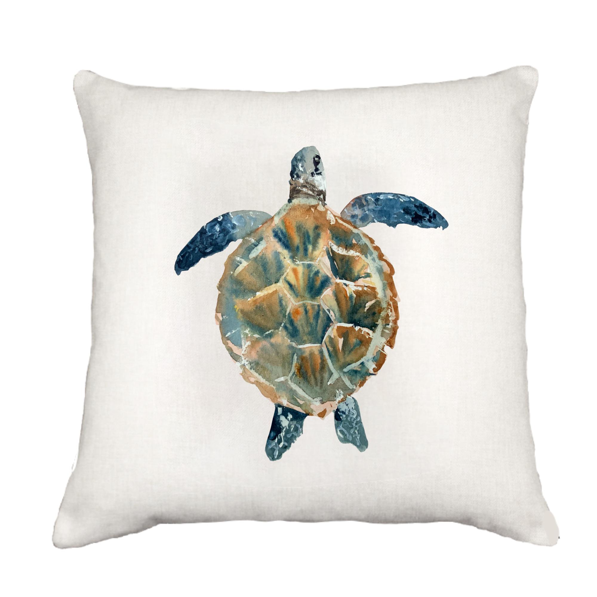 Sea Turtle Down Pillow