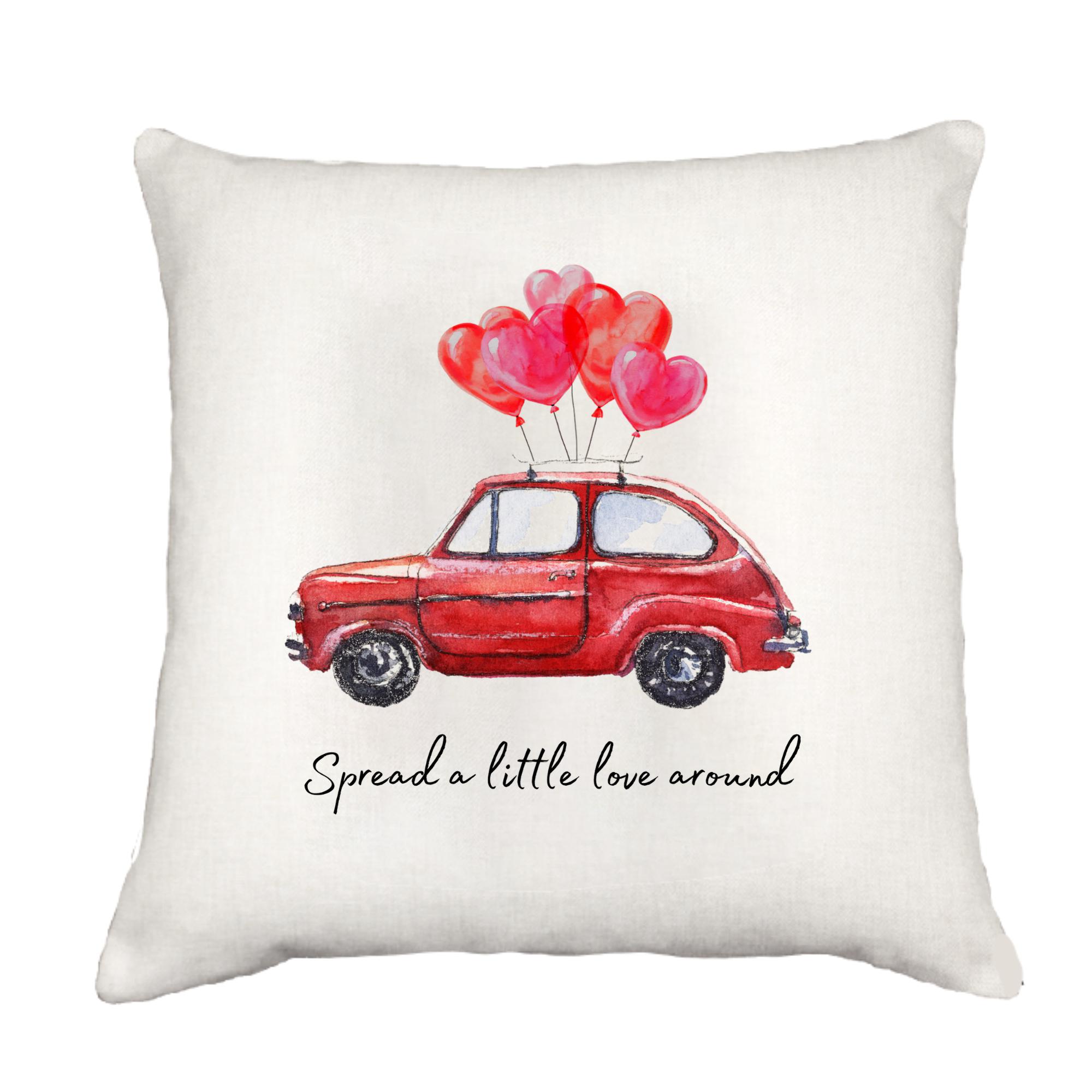 Valentine Car Cottage Pillow Throw/Decorative Pillow - Southern Sisters