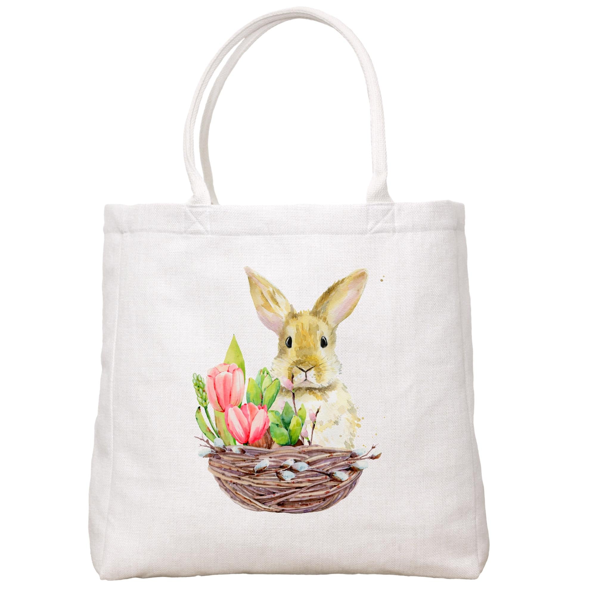 Bunny in Basket Tote Bag Tote Bag - Southern Sisters