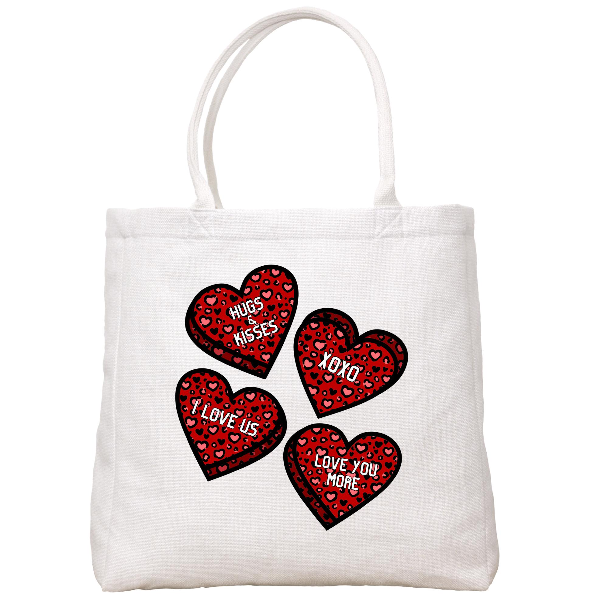 Candy Hearts Tote Bag Tote Bag - Southern Sisters