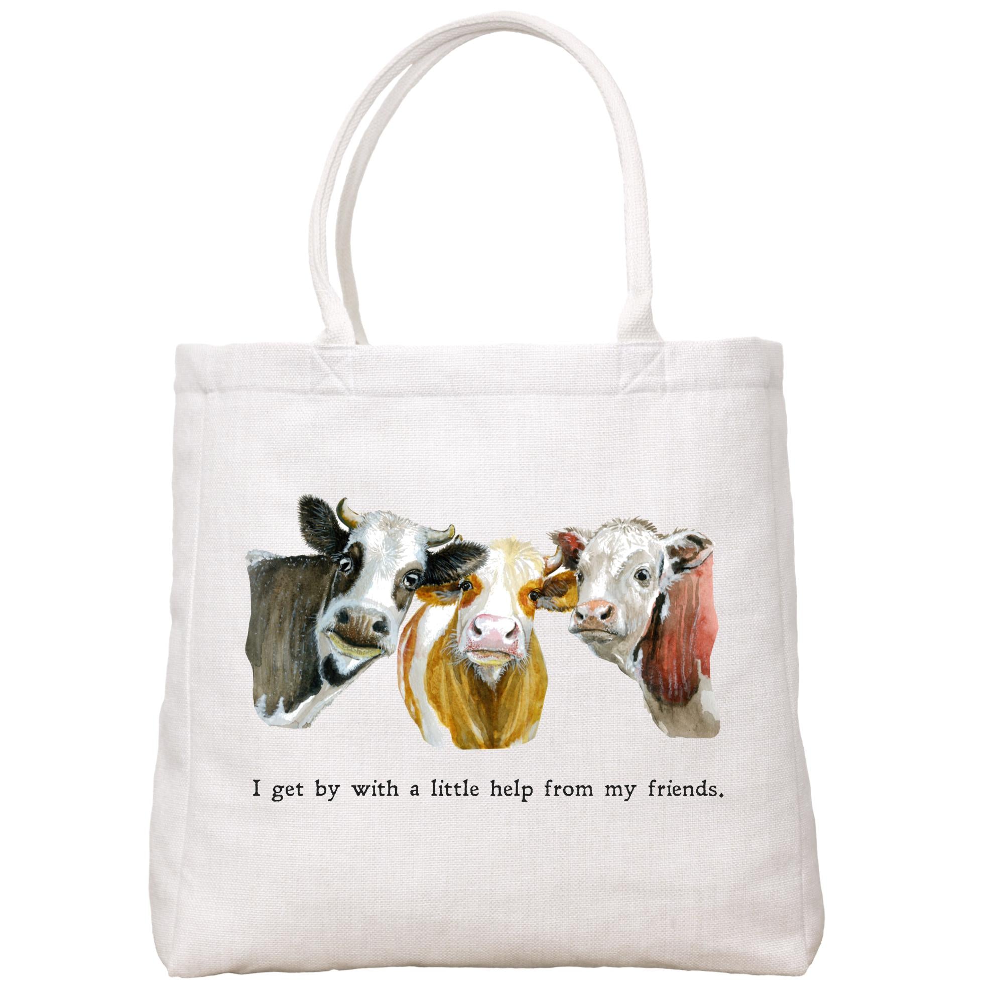 Cow Friends Tote Bag Tote Bag - Southern Sisters