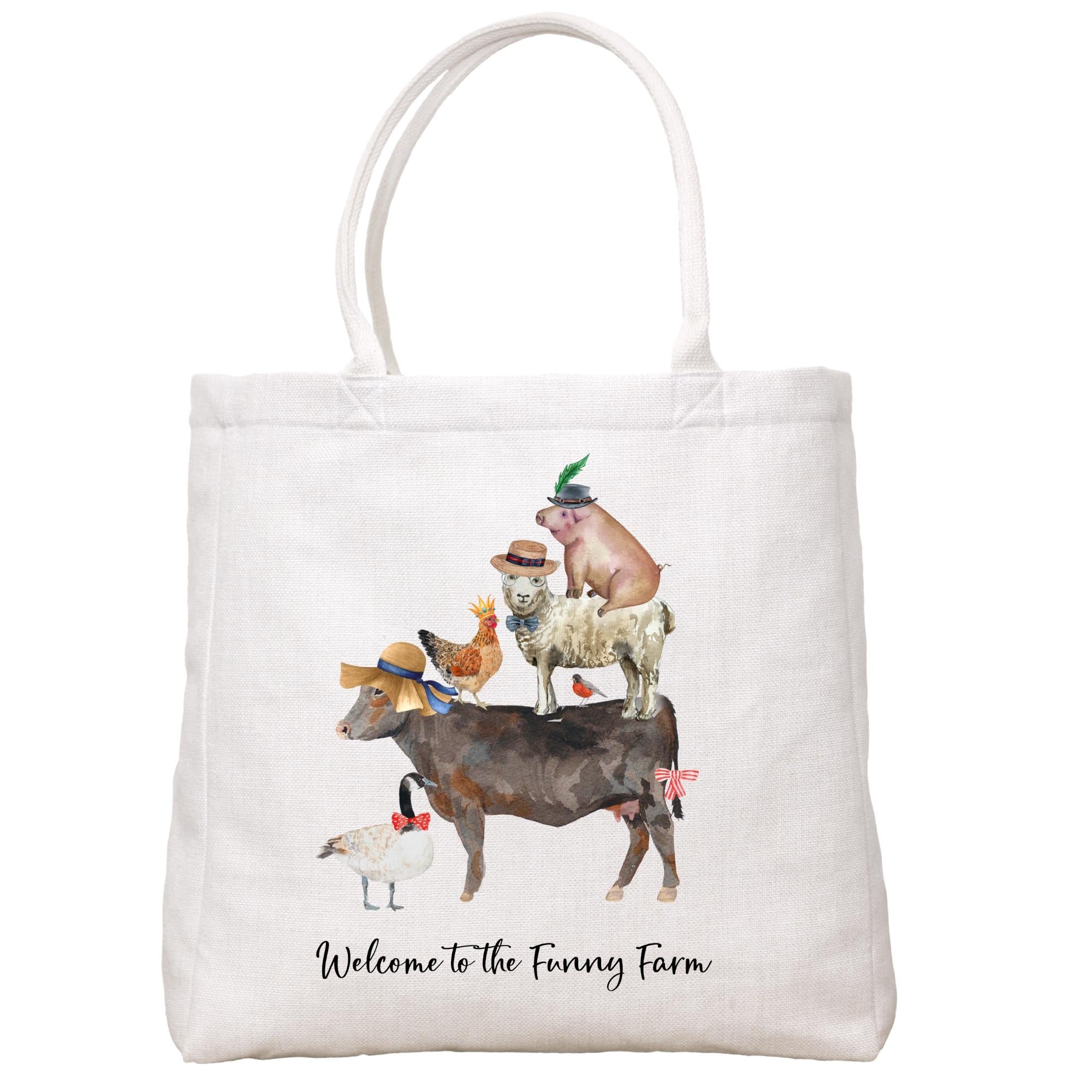 Funny Farm Tote Bag Tote Bag - Southern Sisters