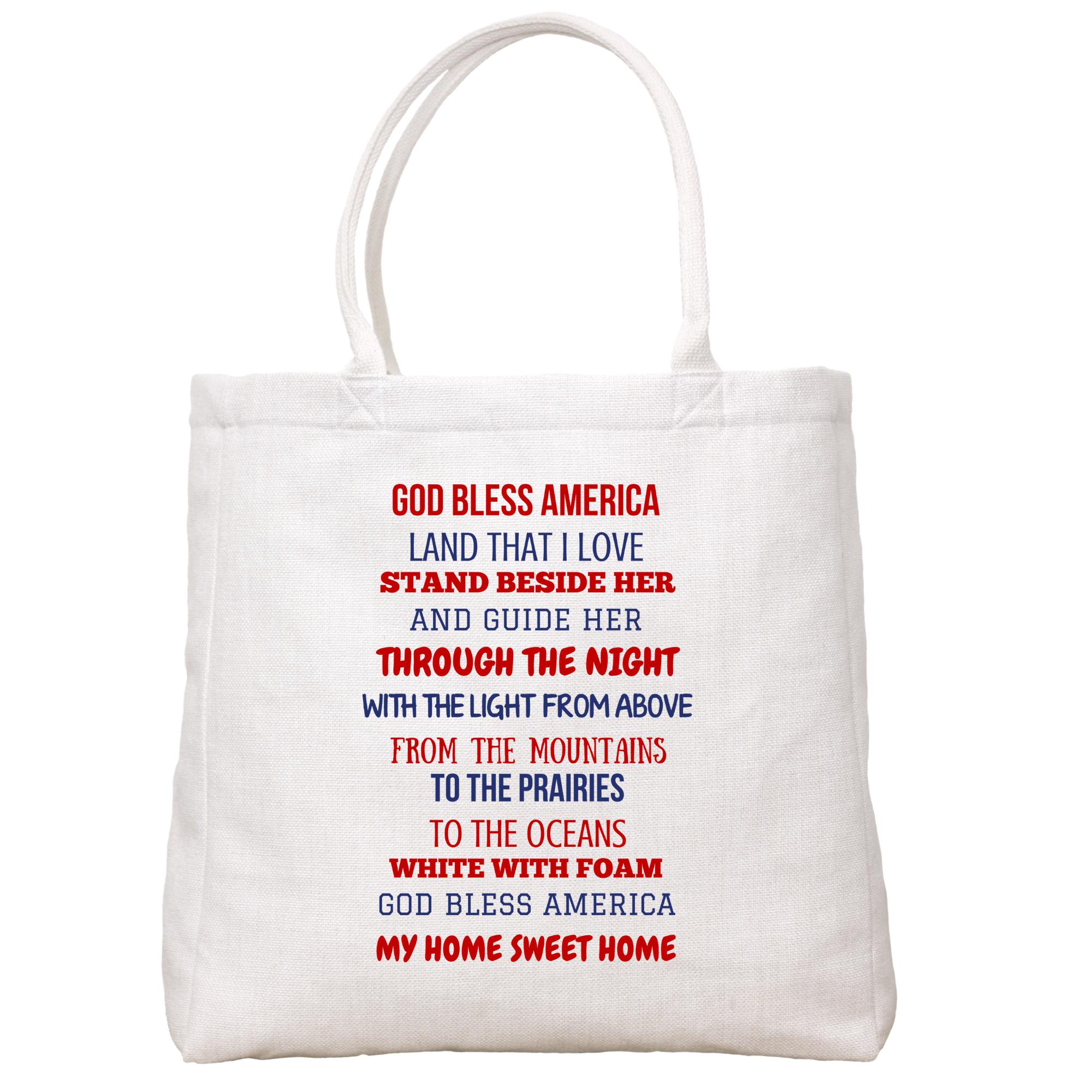 God Bless America Tote Bag Tote Bag - Southern Sisters