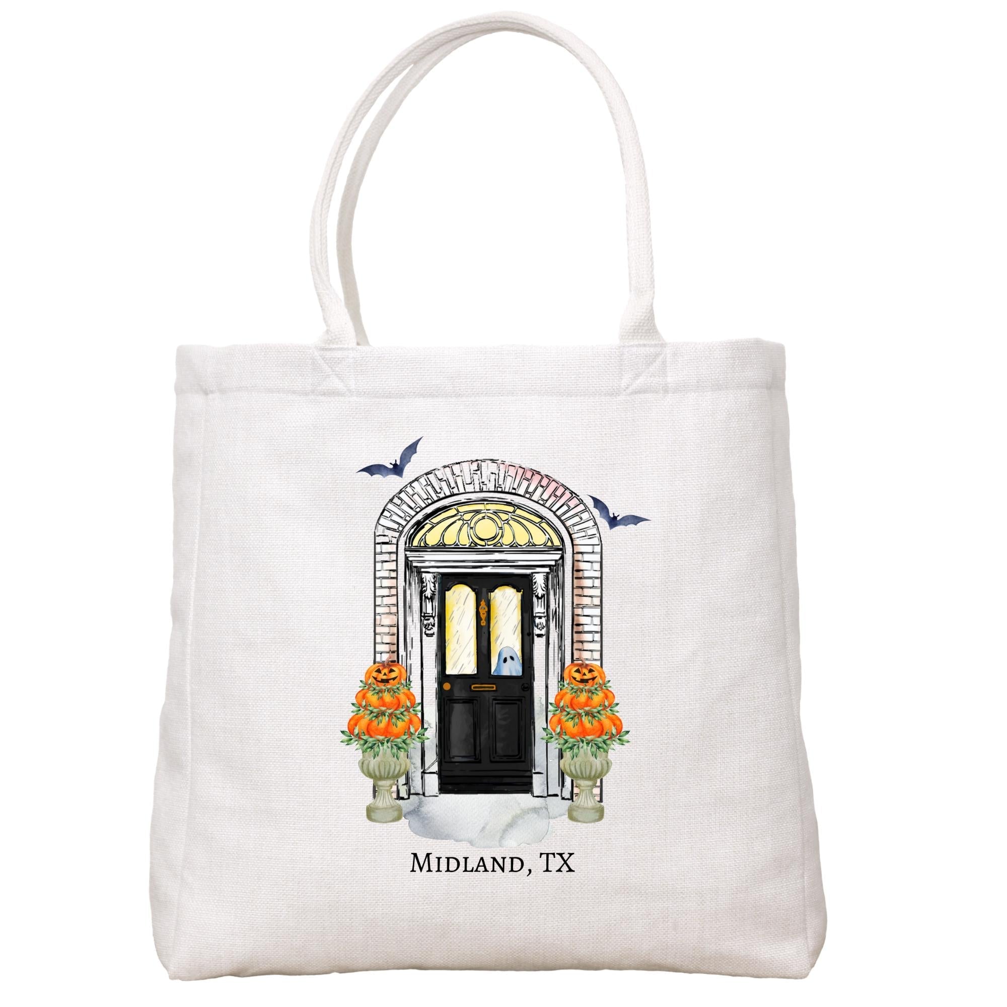 Halloween Door Tote Bag Tote Bag - Southern Sisters