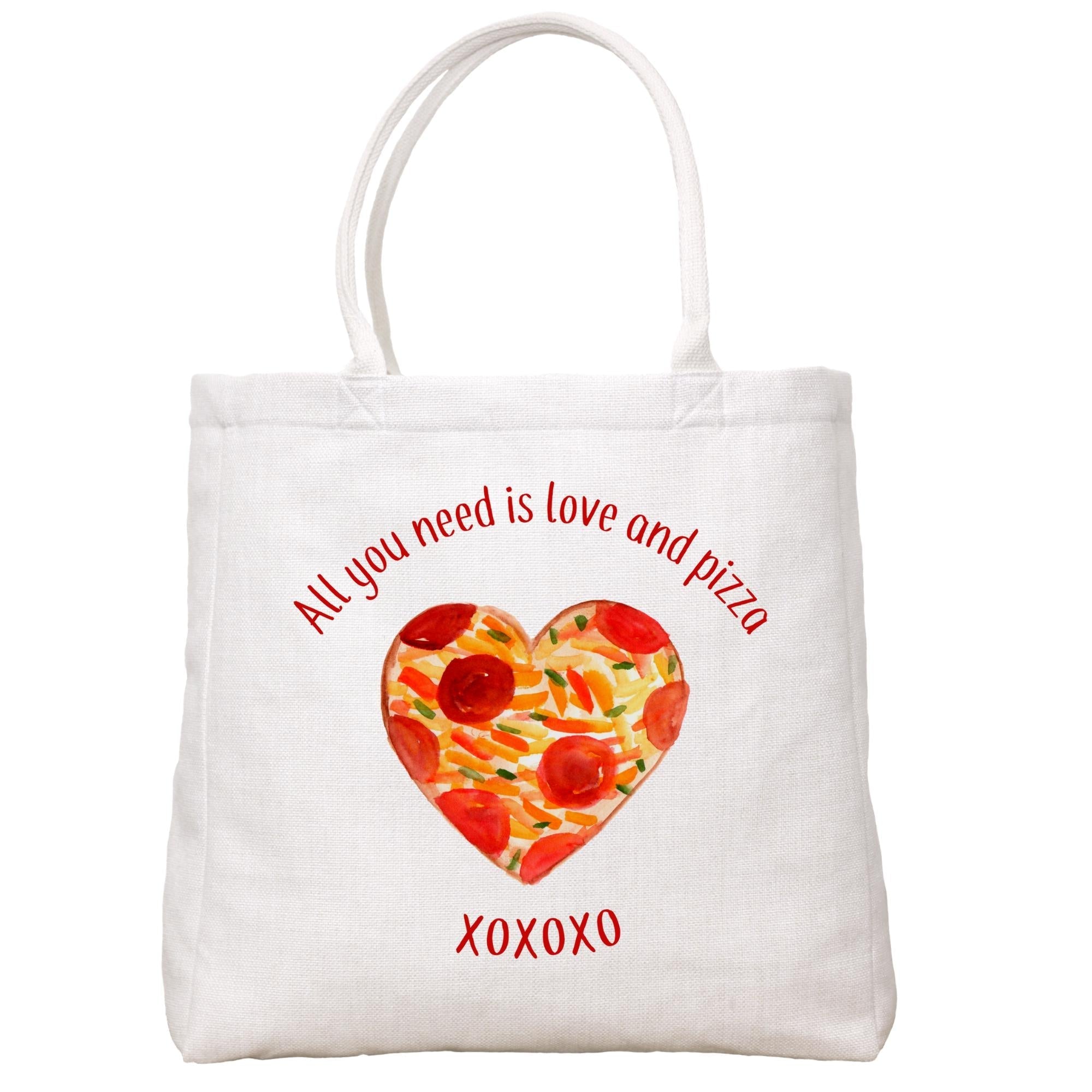 Love And Pizza Tote Bag Tote Bag - Southern Sisters