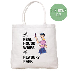 Real Housewives Diva With Wine Tote Bag - Cora & Pate