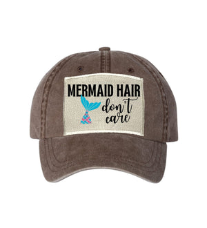 Mermaid Hair Don't Care Ball Cap