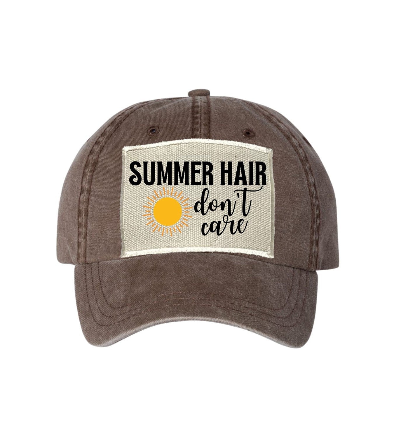 Summer Hair Don't Care Ball Cap