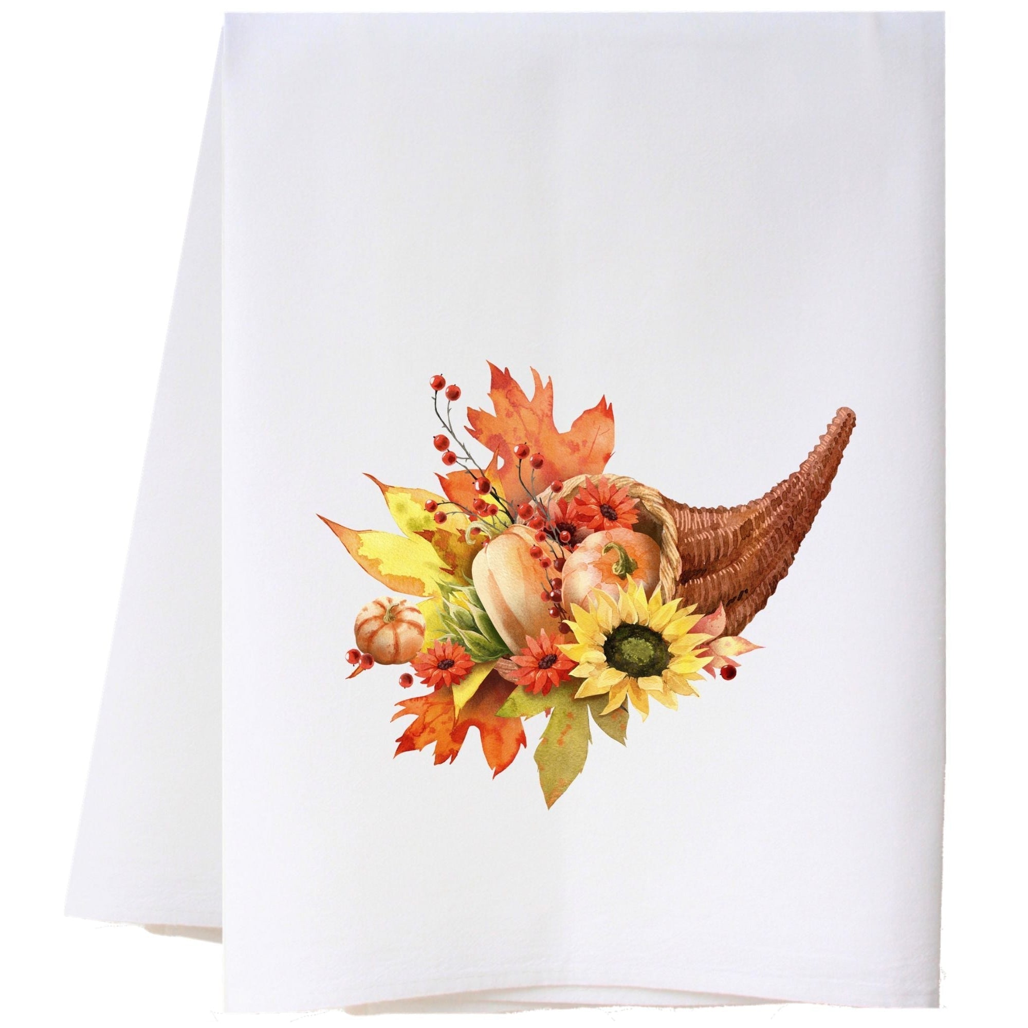 Autumn Cornucopia Flour Sack Towel