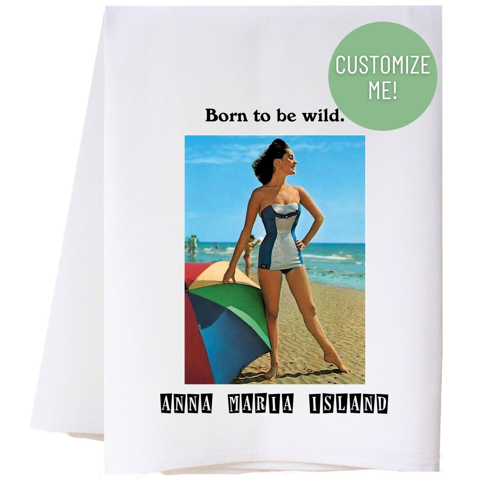 Born To Be Wild Kitchen Towel