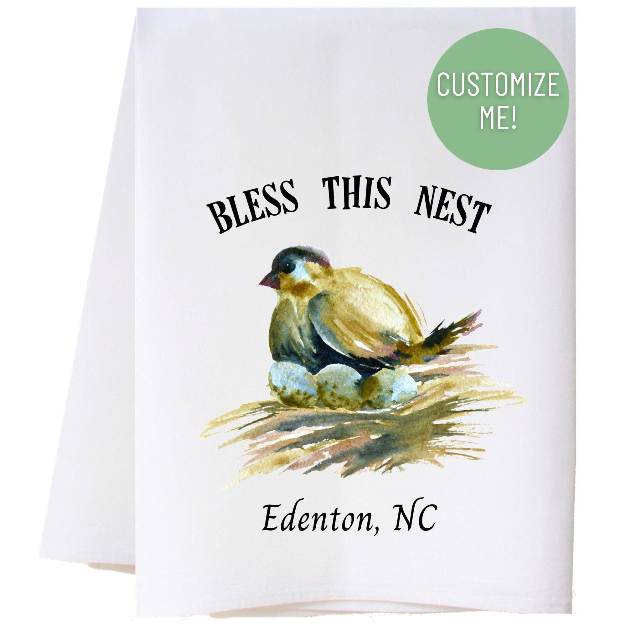 Bless This Nest Flour Sack Towel