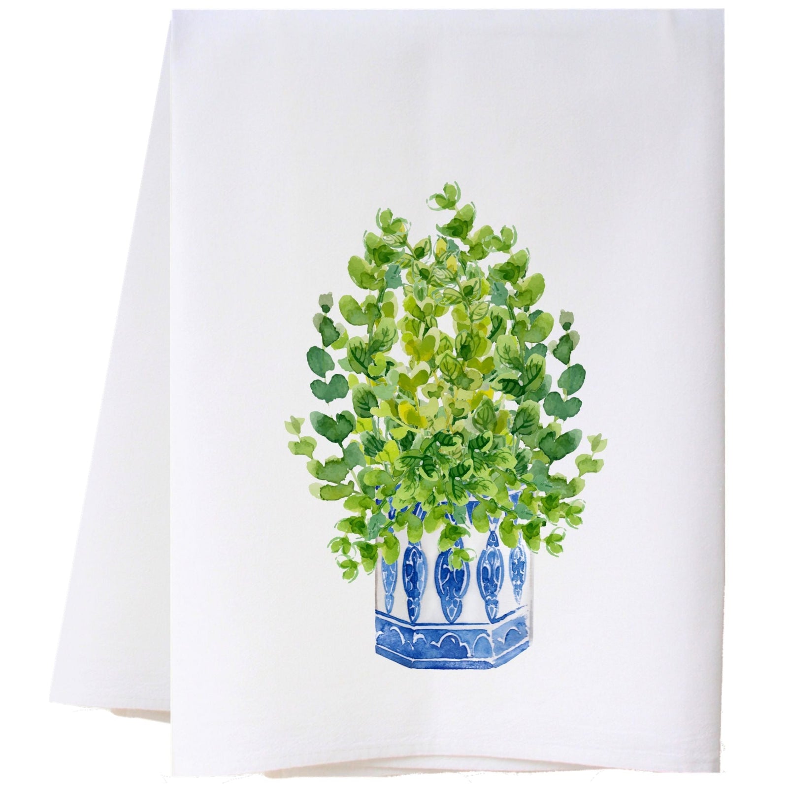 Blue And White Vase 2 Kitchen Towel