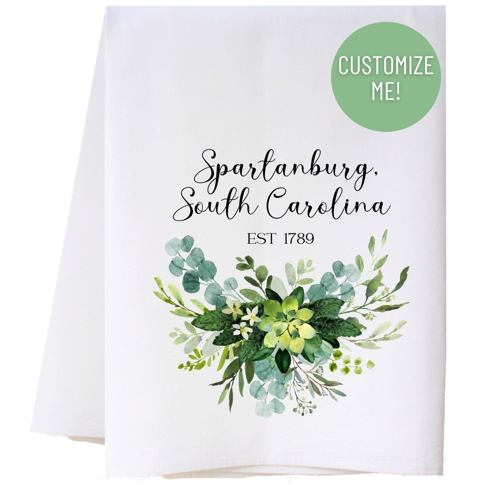 Eucalyptus Swag Kitchen Towel