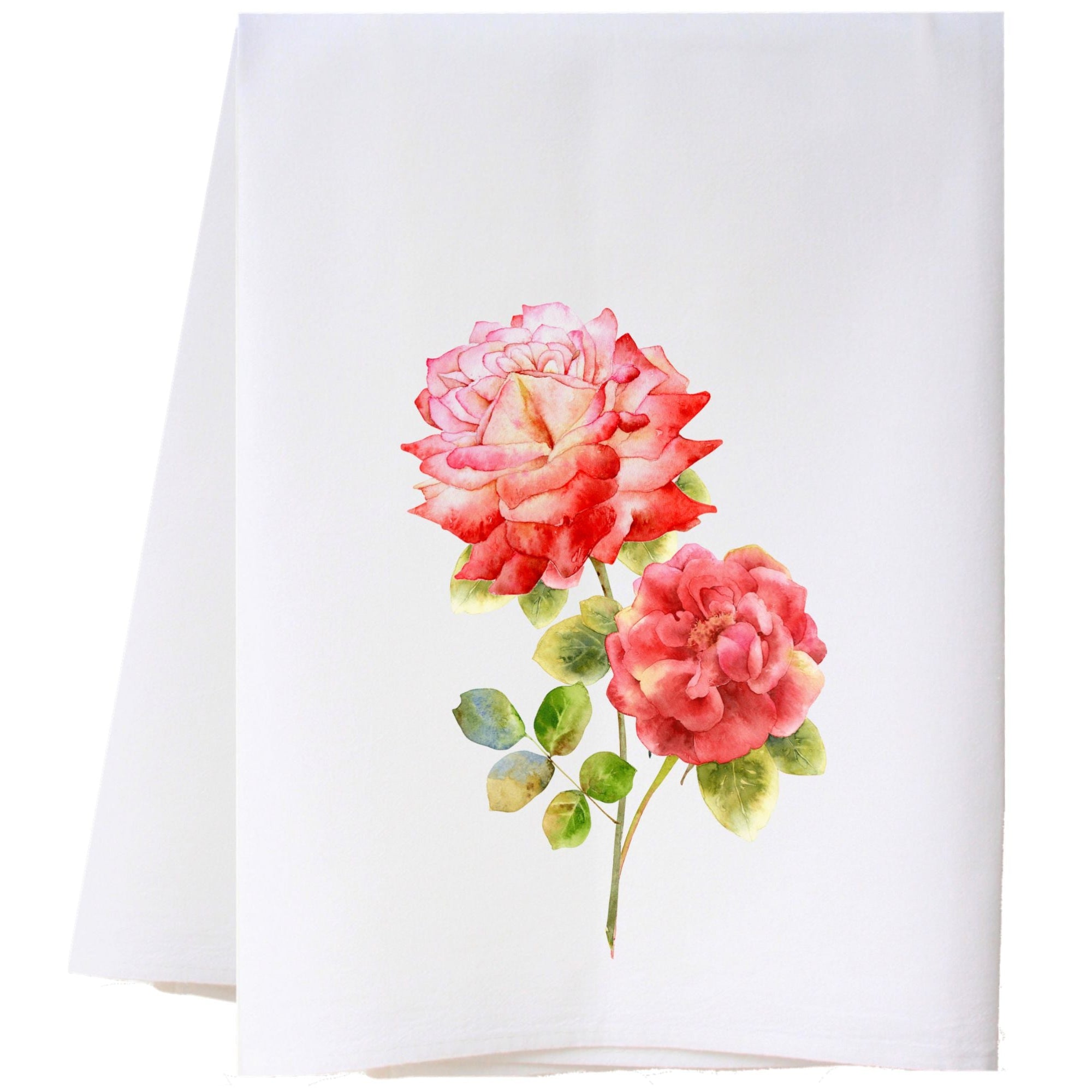 Garden Roses Flour Sack Towel