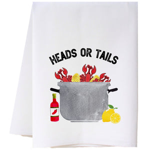 Heads Or Tails Kitchen Towel
