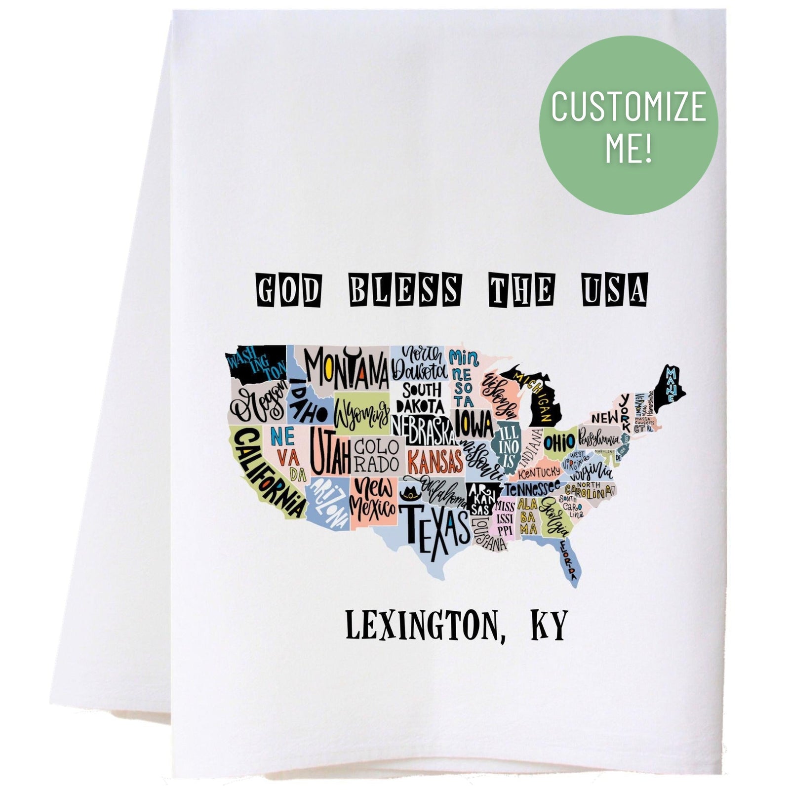 Hometown Usa Kitchen Towel