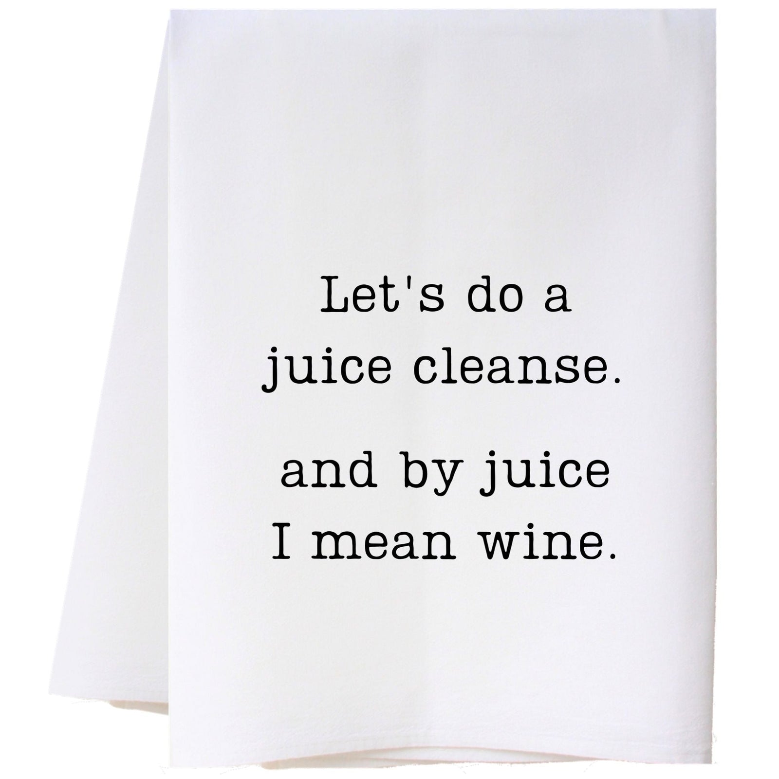 Juice Cleanse Kitchen Towel