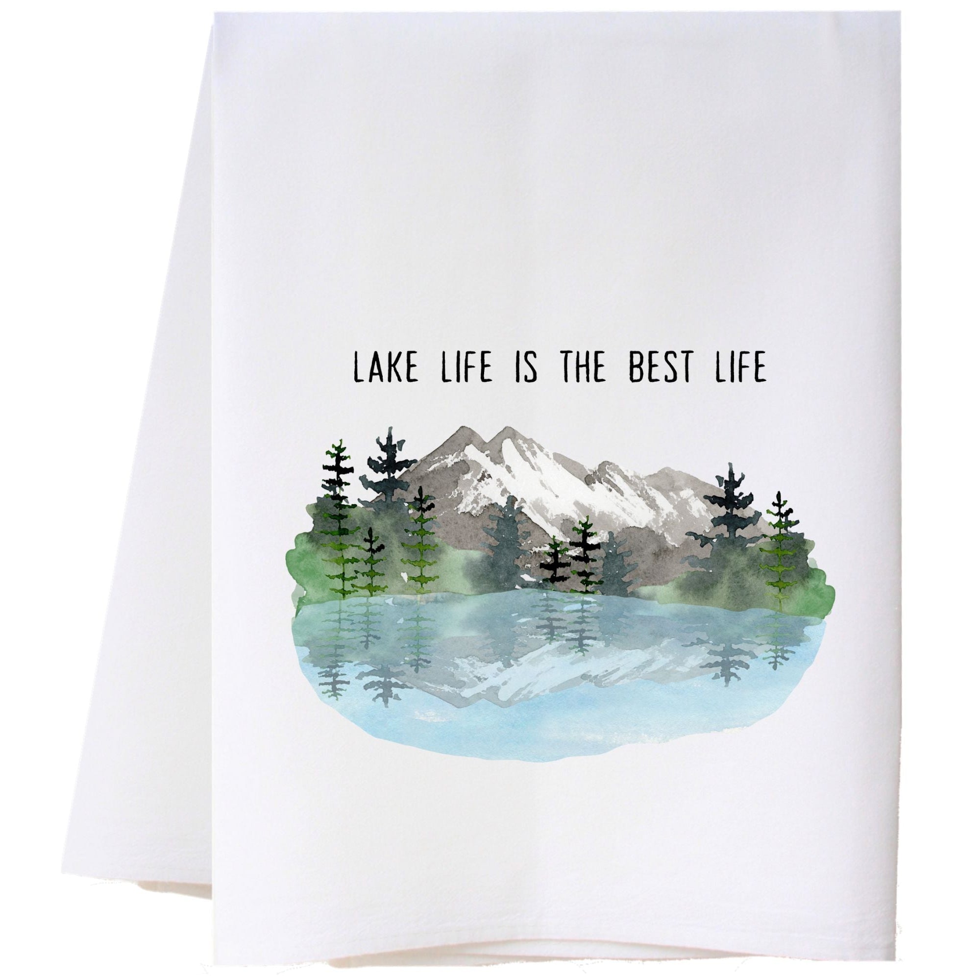 Lake Life Flour Sack Towel