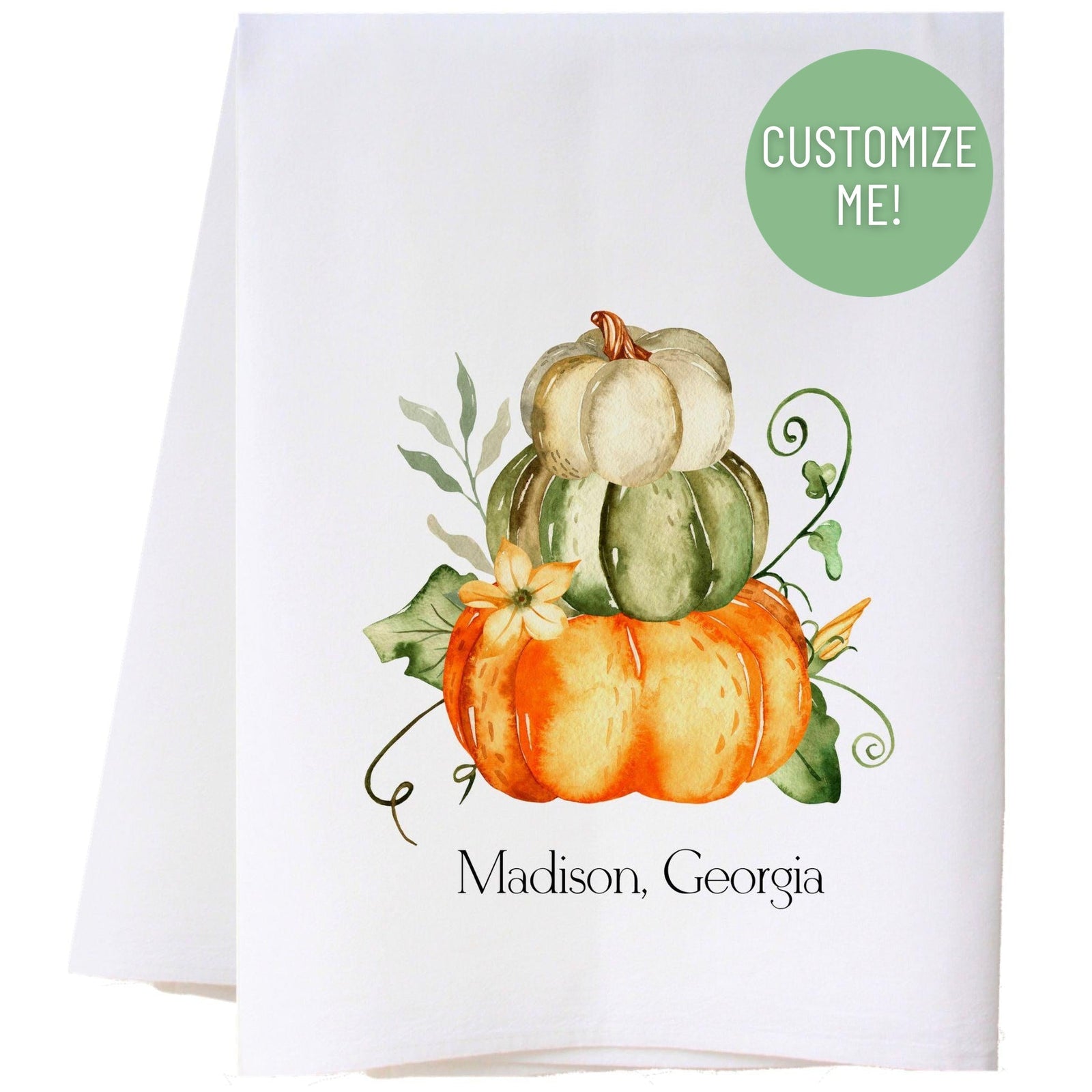 Pumpkin Trio Kitchen Towel