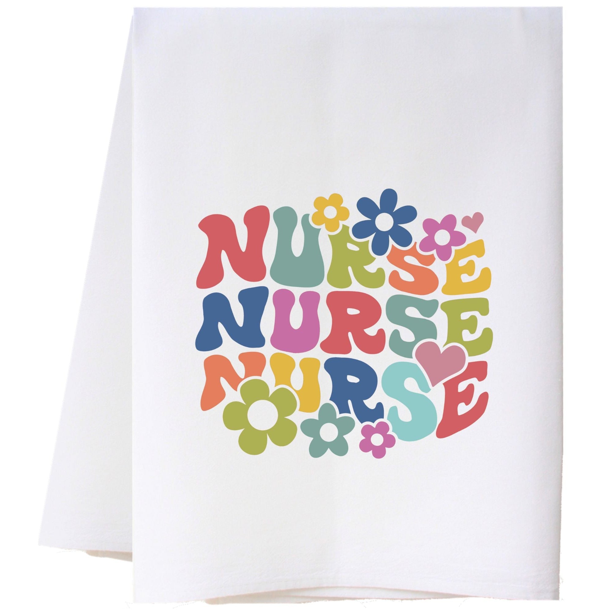 Retro Nurse Flour Sack Towel