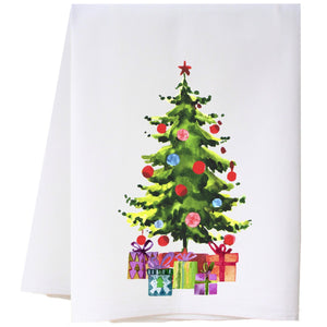 Tree And Gifts Flour Sack Towel