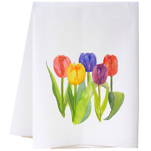 Tulips Flour Sack Towel