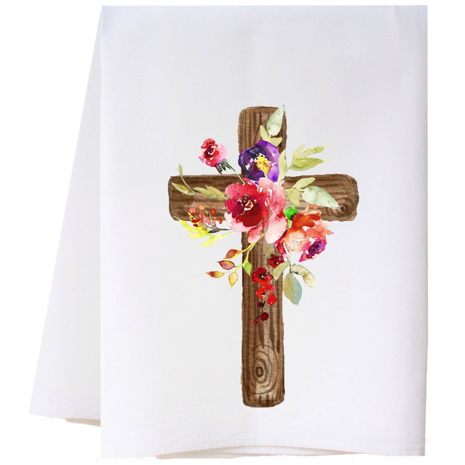 Wooden Cross Kitchen Towel Kitchen Towels - Southern Sisters