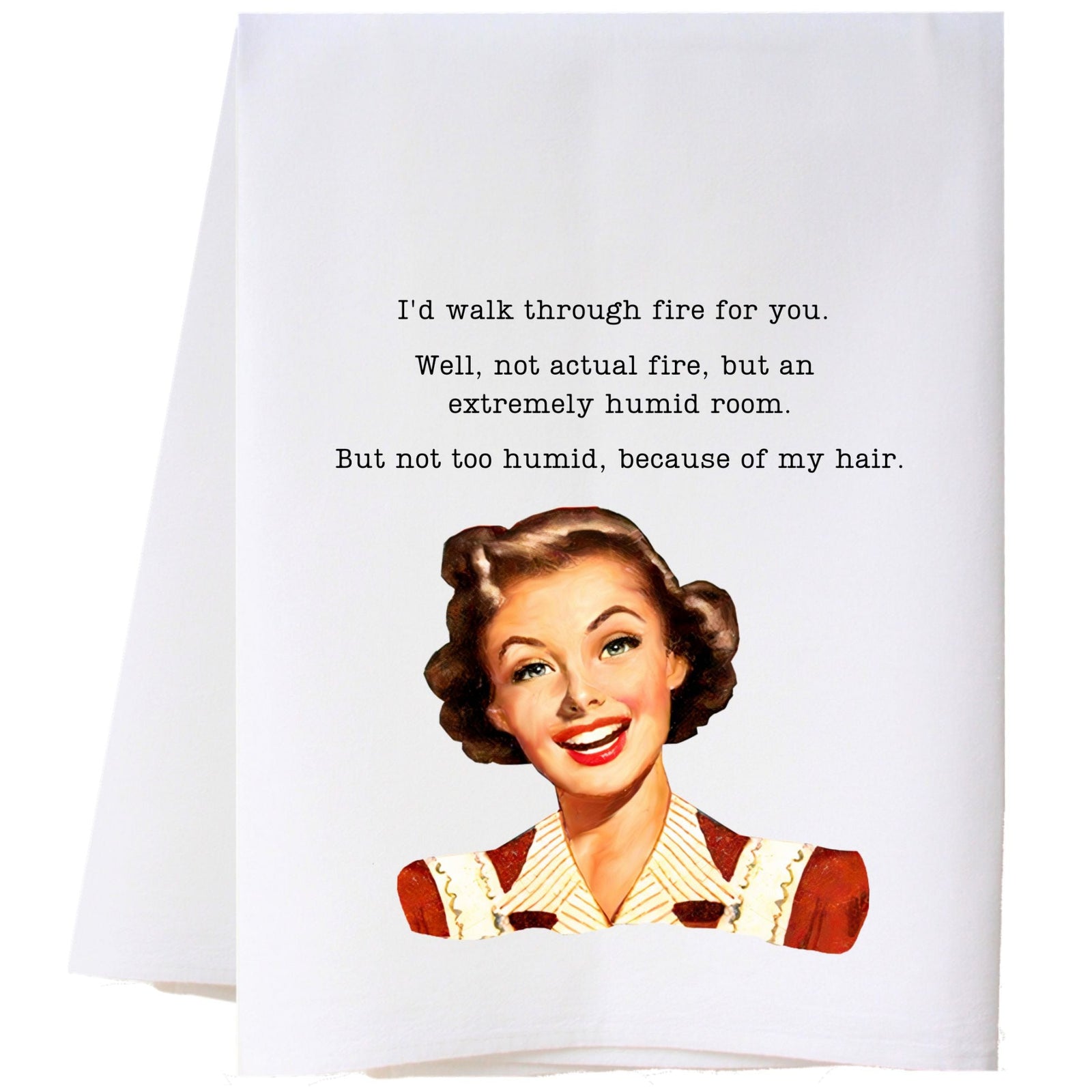 Walk Through Fire Kitchen Towel