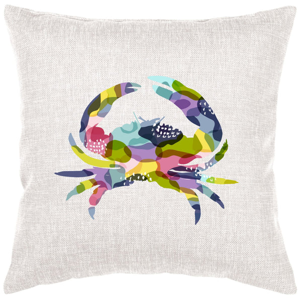 Abstract Crab Down Pillow
