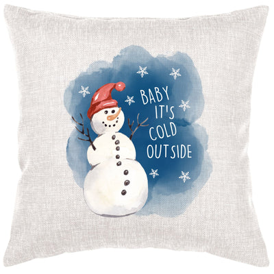 Baby It's Cold Outside Down Pillow