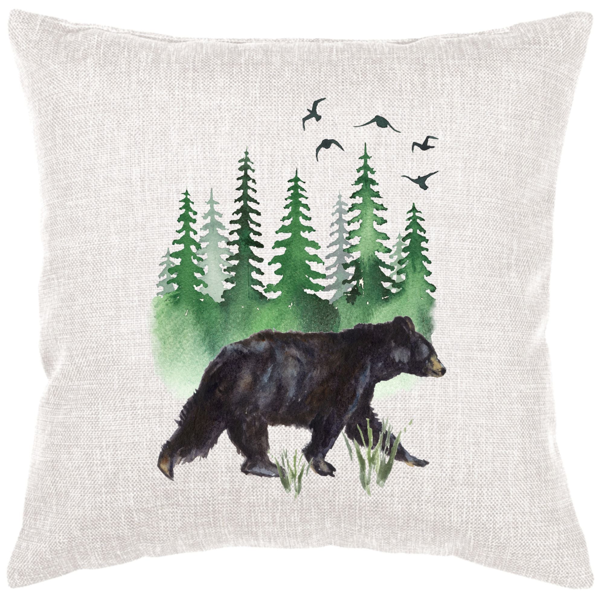 Black Bear Down Pillow