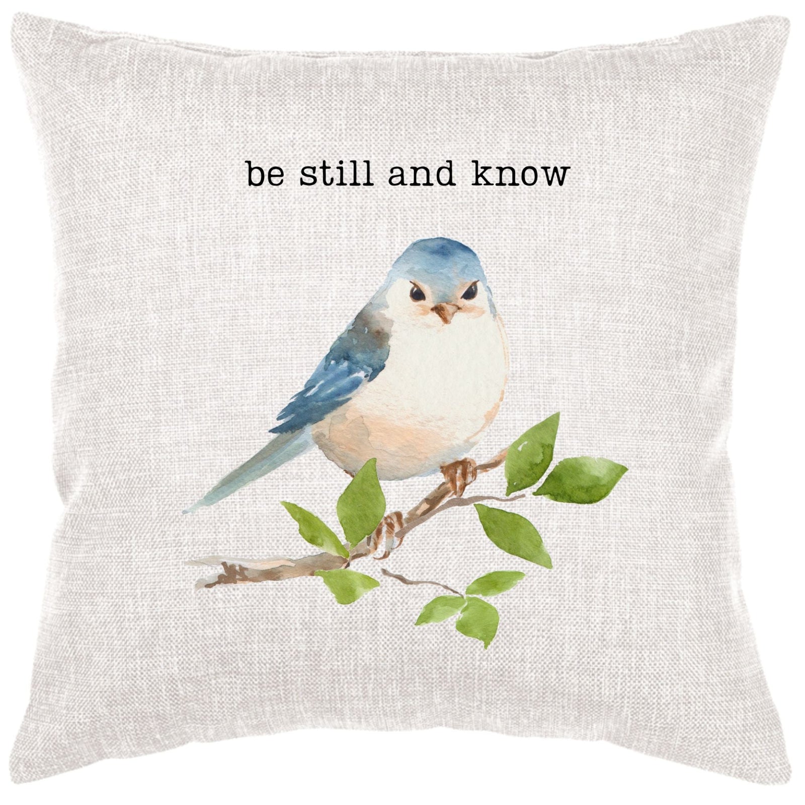 Be Still And Know Bird Pillow Cover