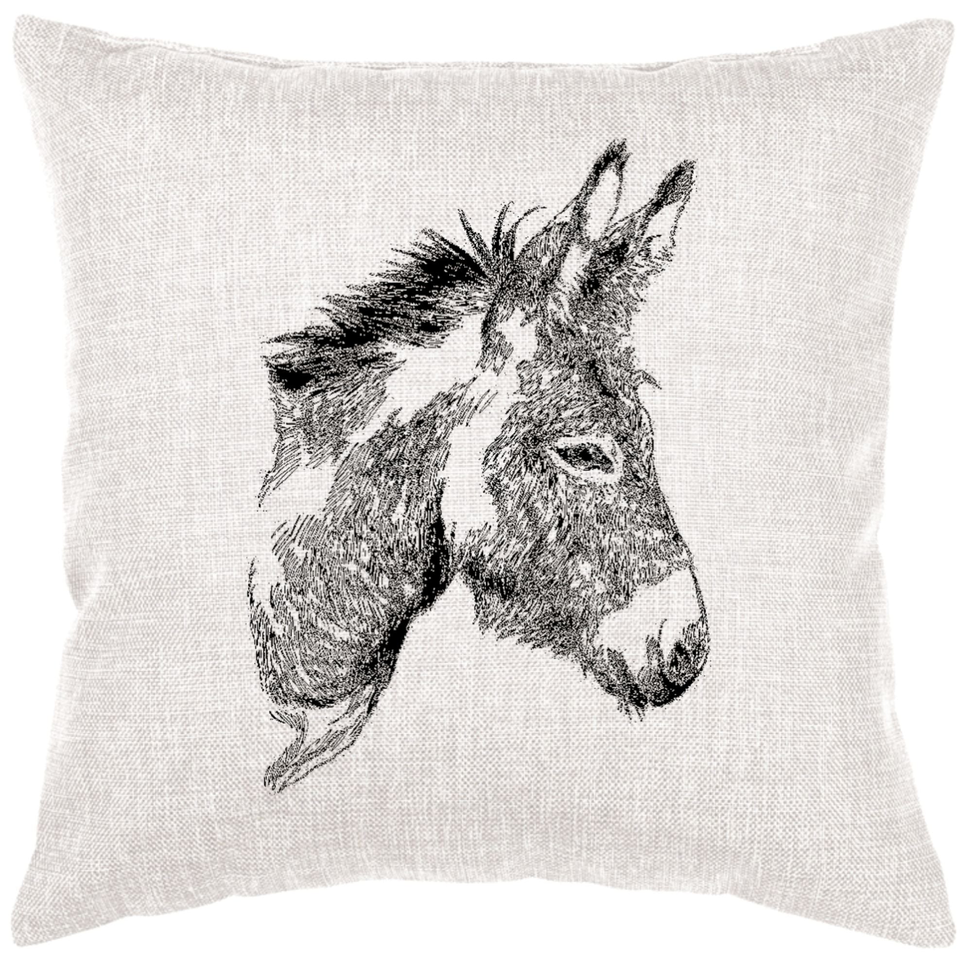 Donkey Down Pillow