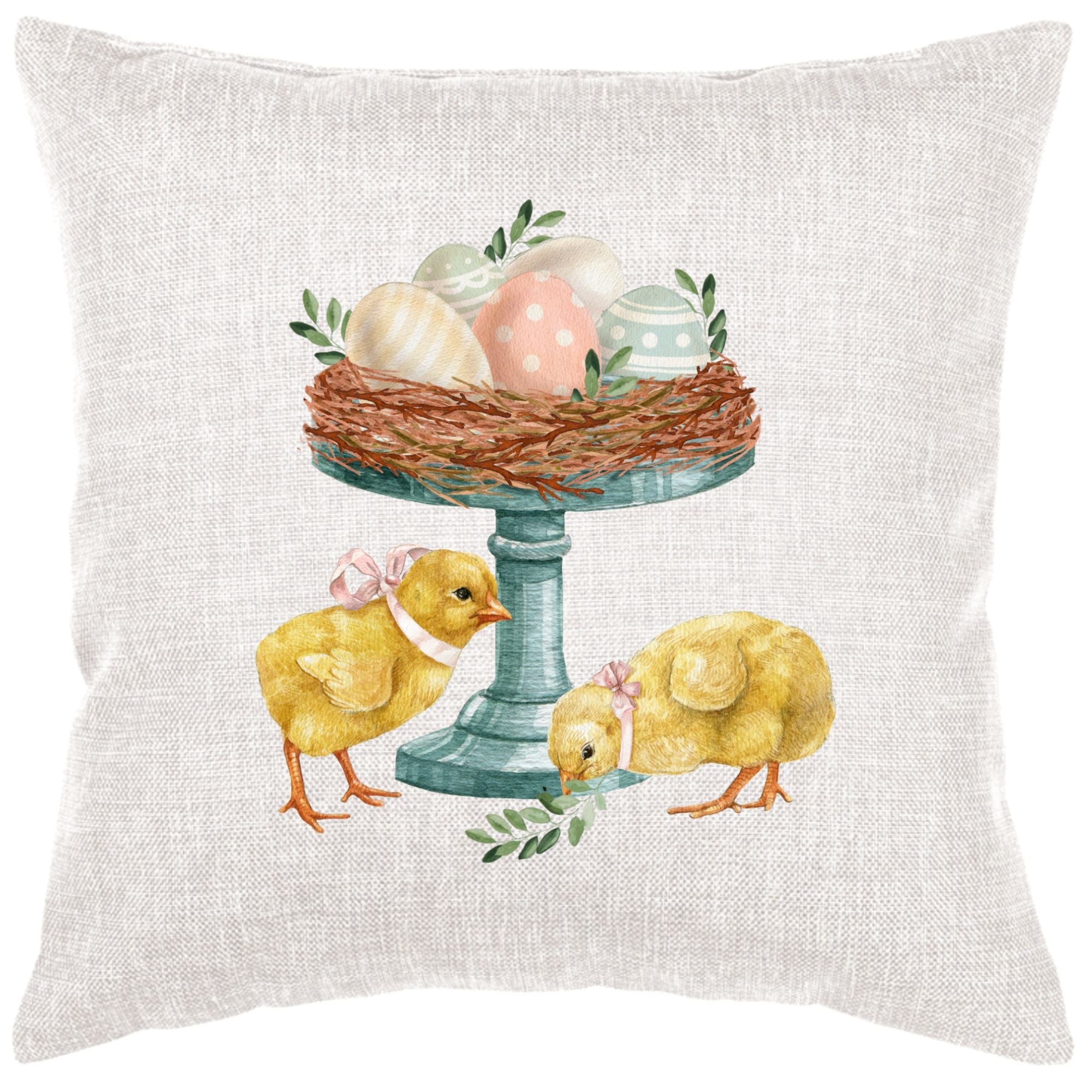Easter Chicks Down Pillow