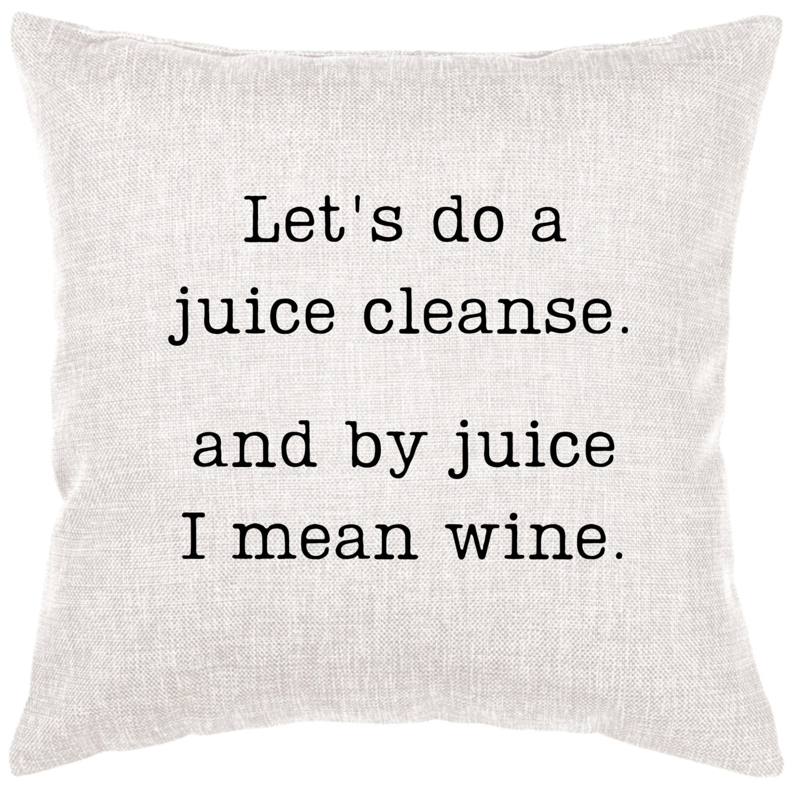 Juice Cleanse Pillow Cover