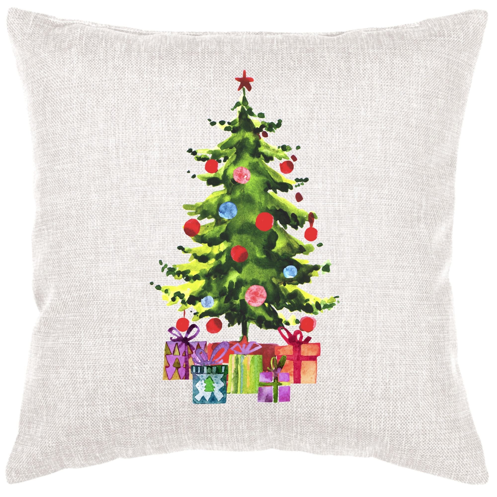 Tree And Gifts Down Pillow