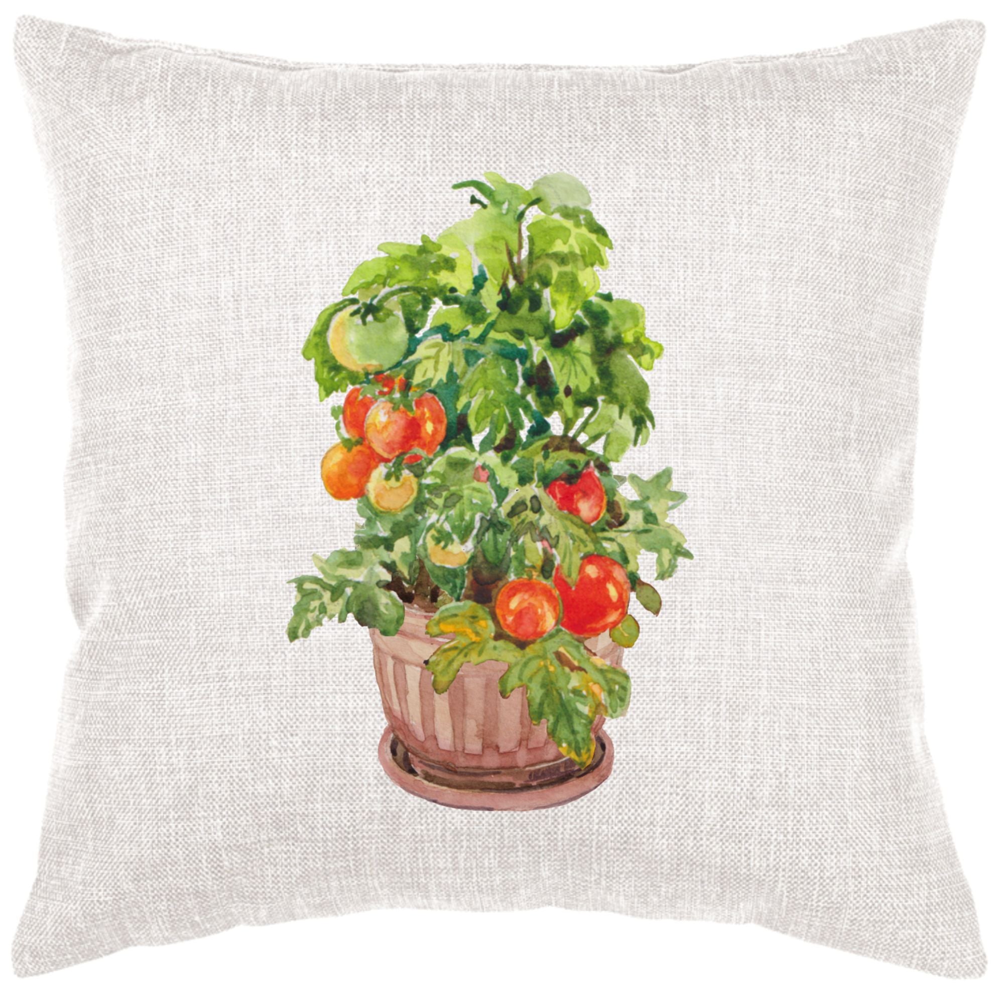 Tomato Planter Down Pillow