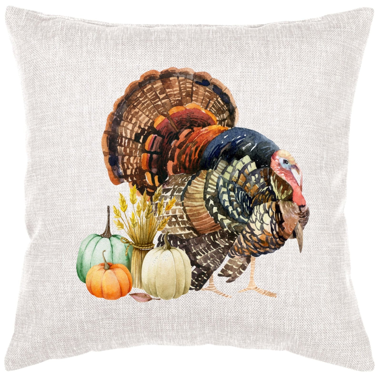 Tom Turkey Pillow Cover