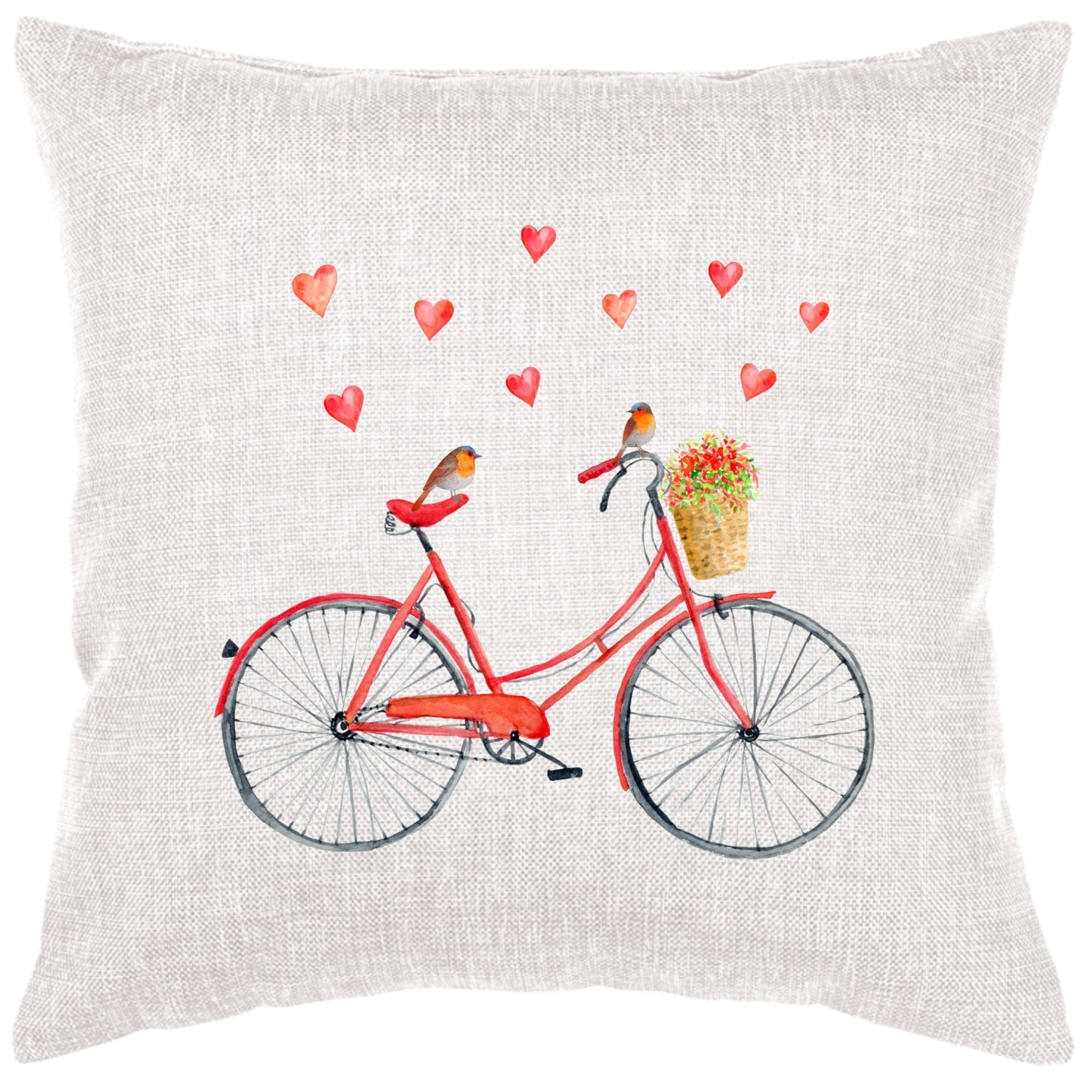 Valentine Bike Down Pillow